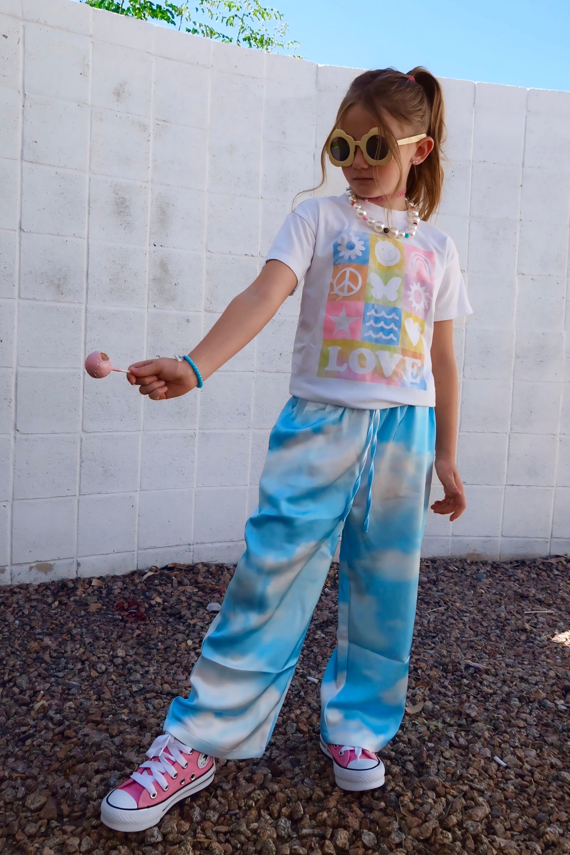The Cloud Nine Satin Trousers - Kid Ave