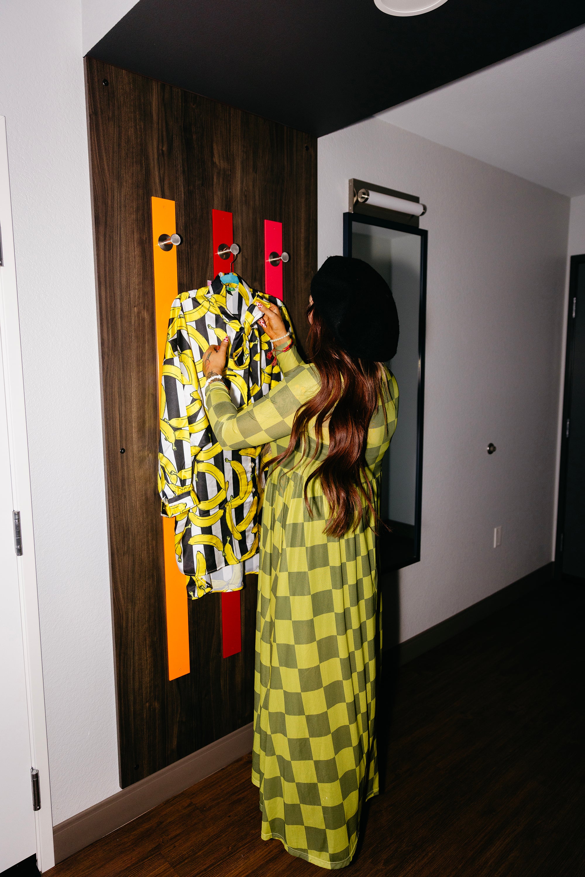 Grandma Green Checkered Mesh Dress **RESTOCKED**