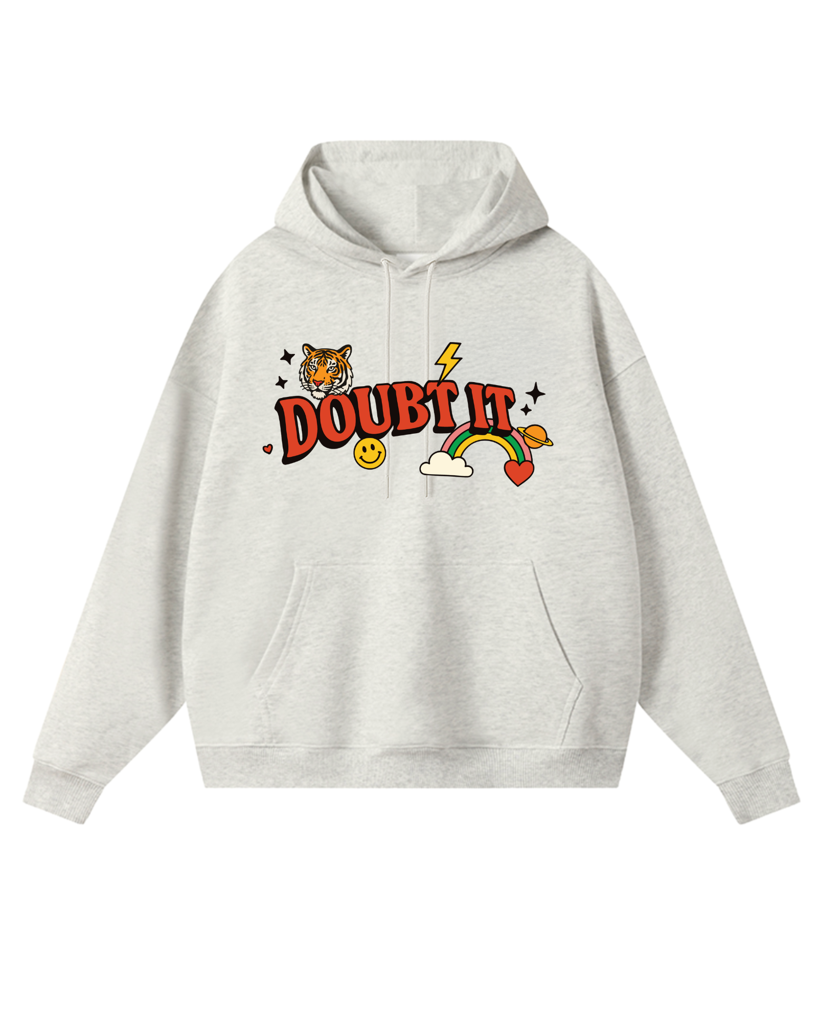 Doubt It - Ash Graphic Hoodie