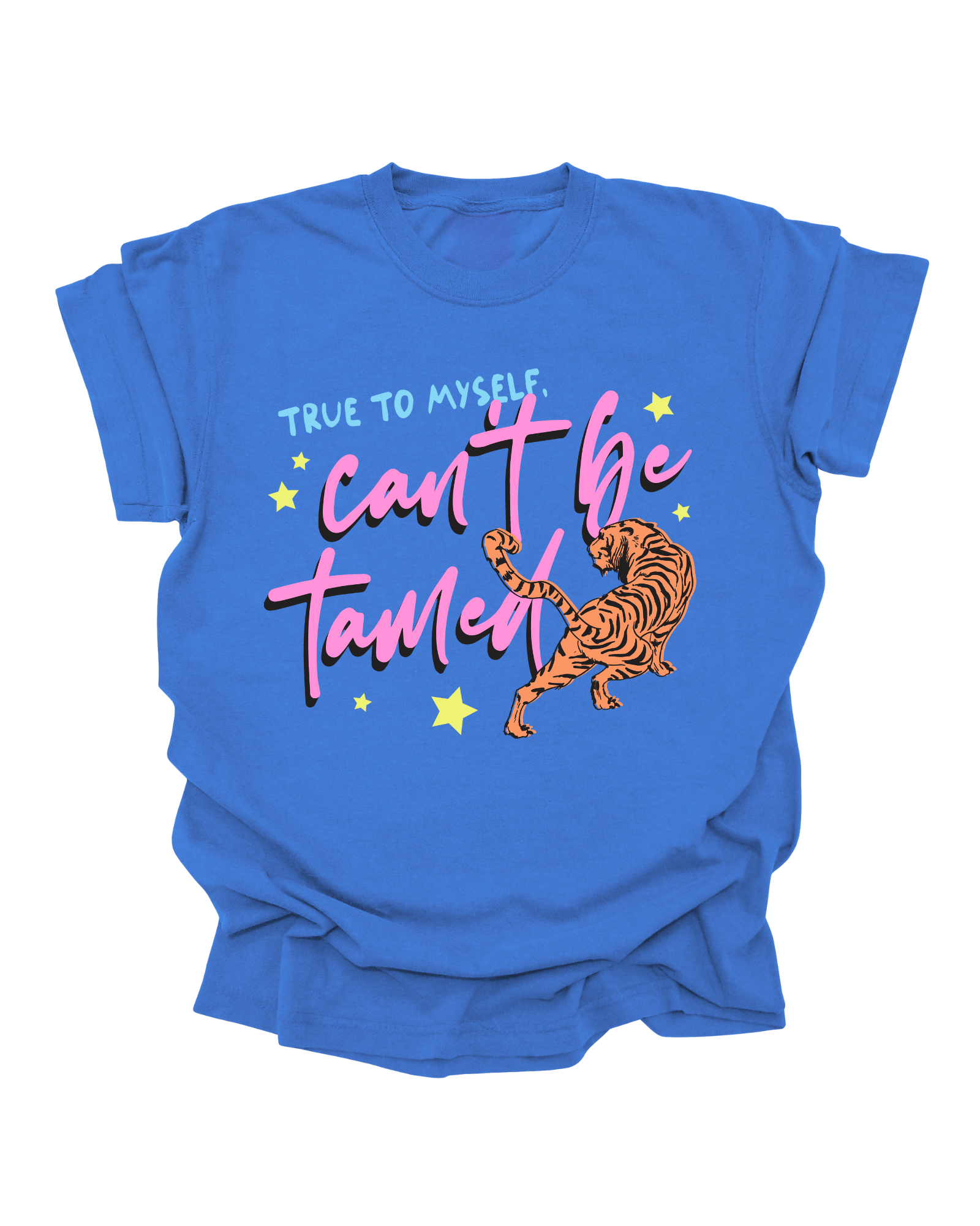 Can't Be Tamed - Royal Blue Graphic Tee