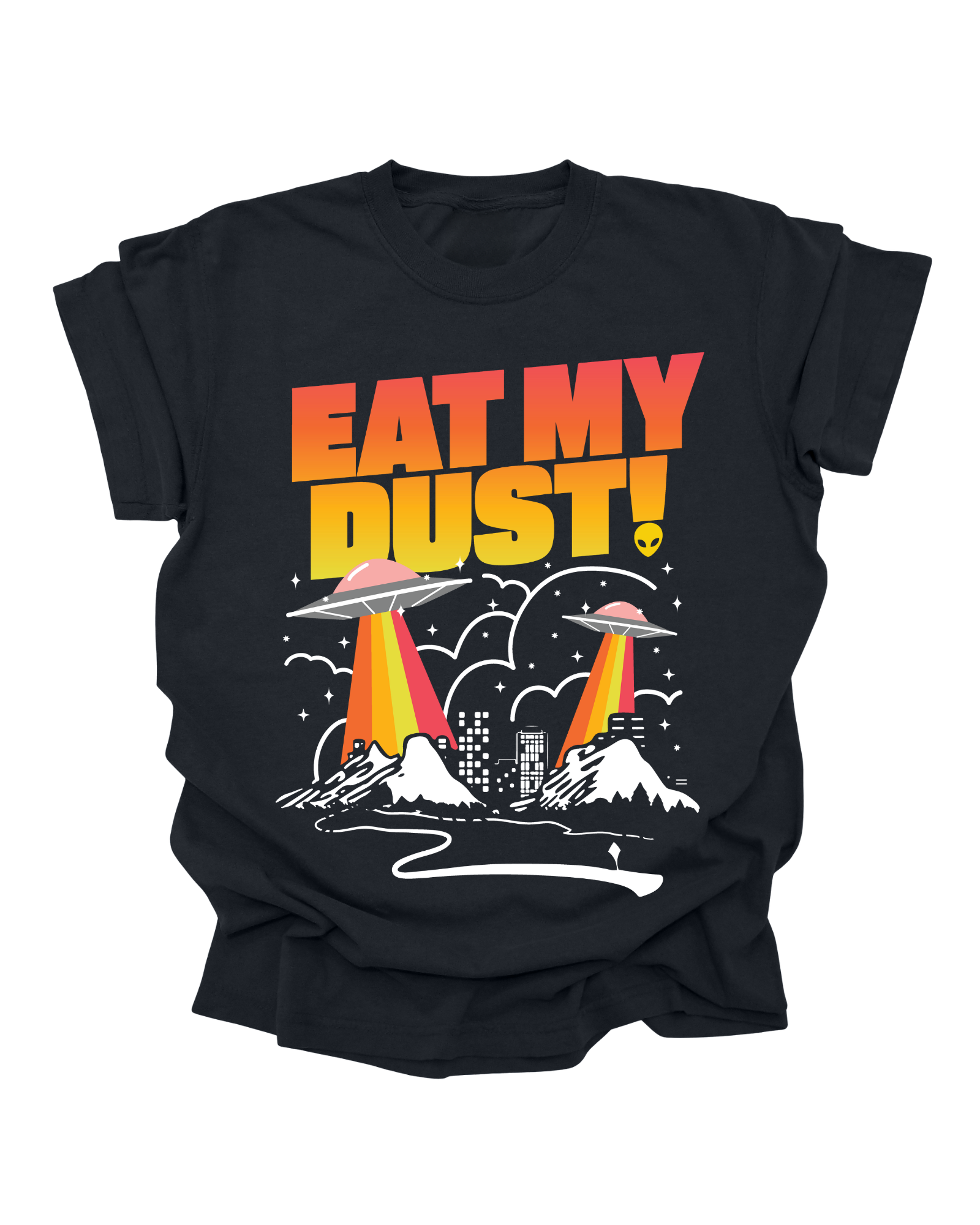 Eat My Dust - Black Graphic Tee