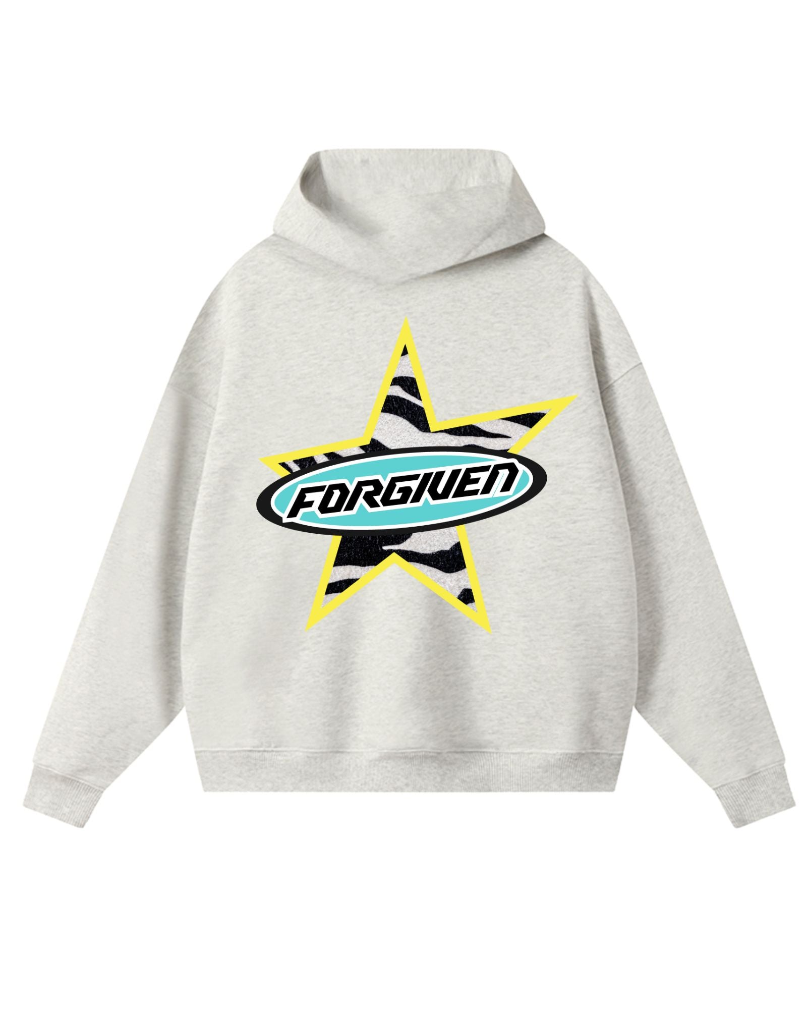 Forgiven - Ash Graphic Hoodie (Front + Back)