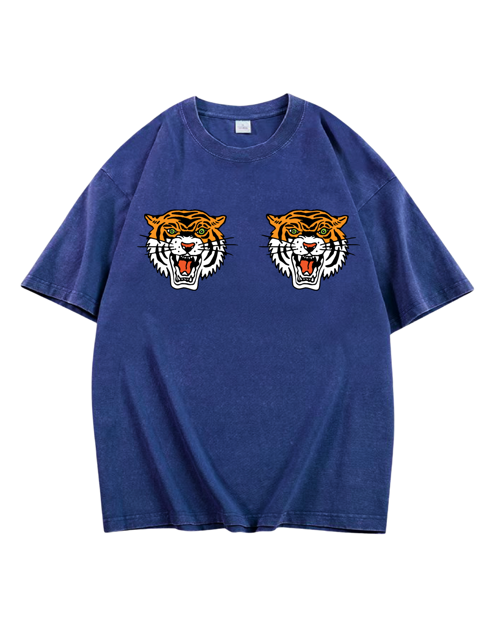 Easy Tiger - Blue Acid Wash Graphic Tee