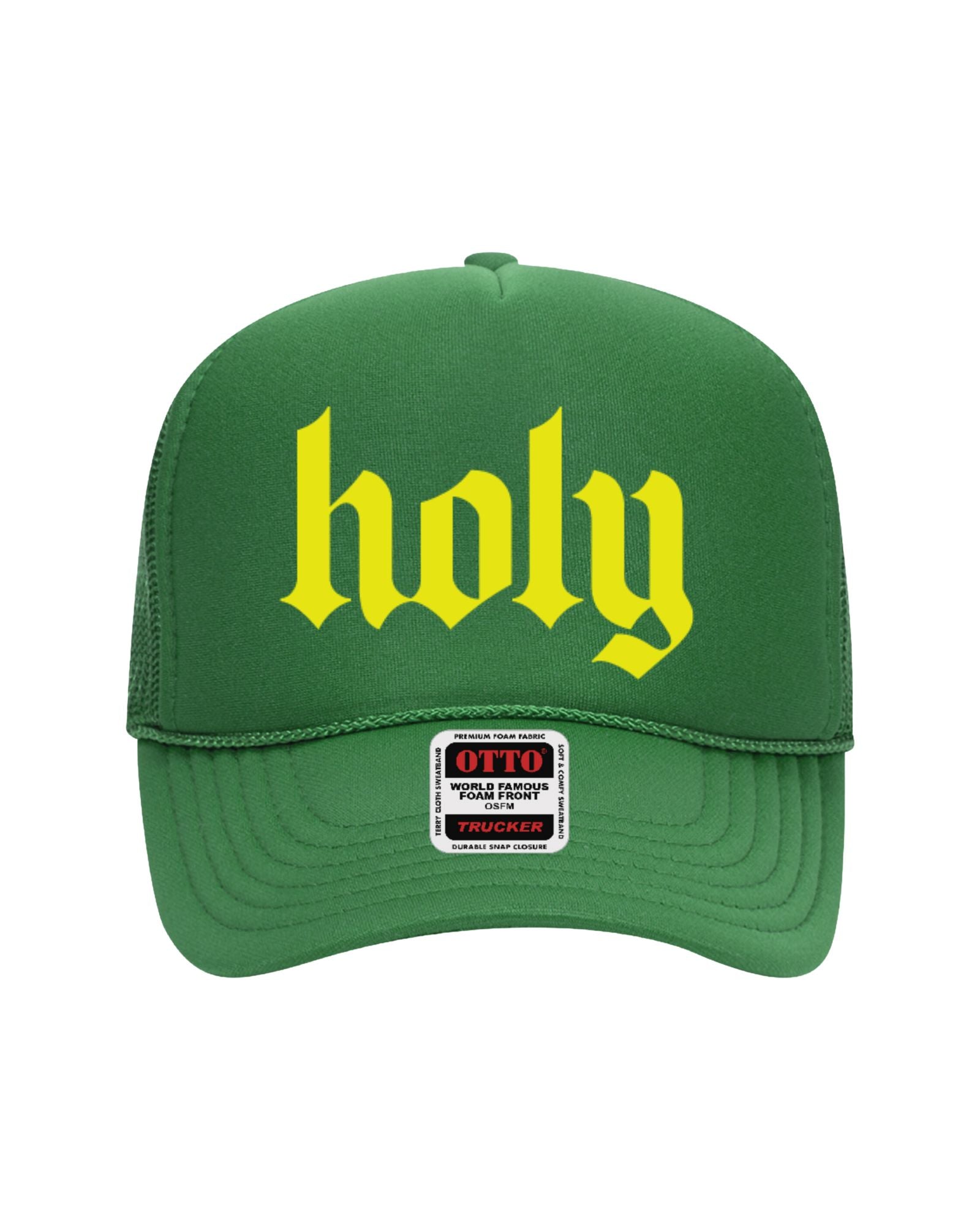 Holy Trucker Hat (Kelly Green)
