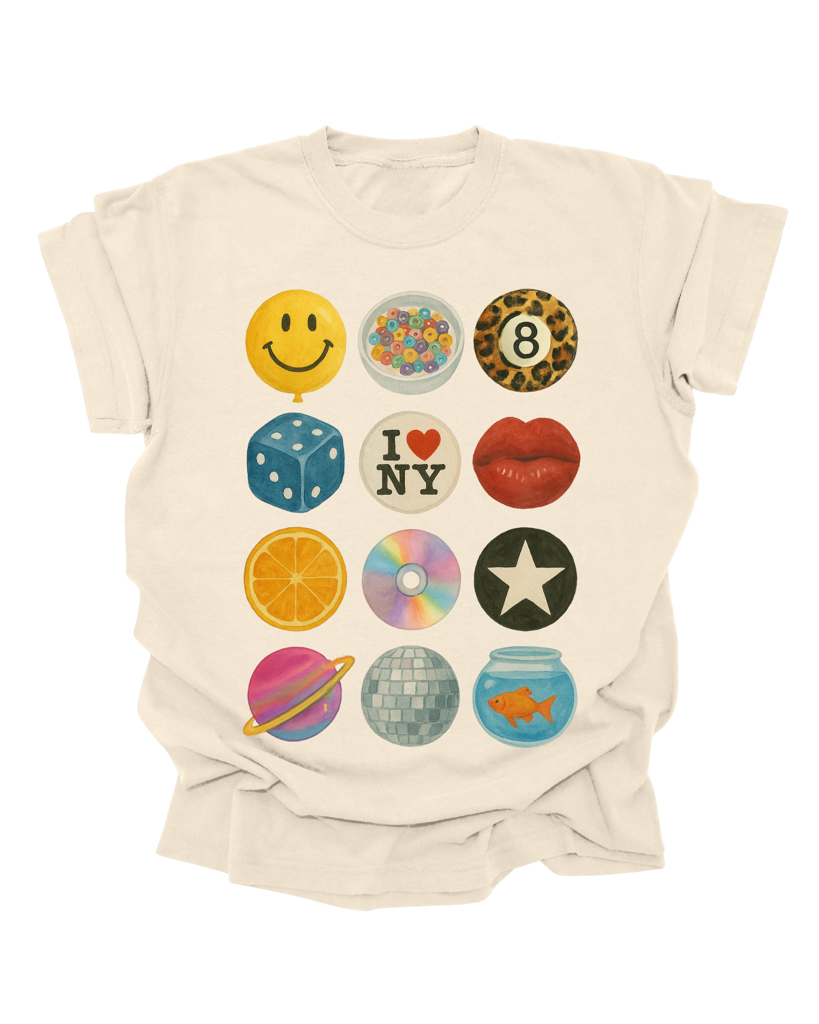 Dopamine Starter Pack - Ivory Graphic Tee