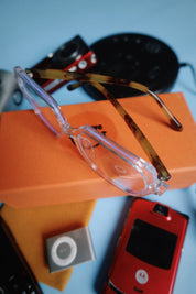Mia Glasses in Clear Tortoise