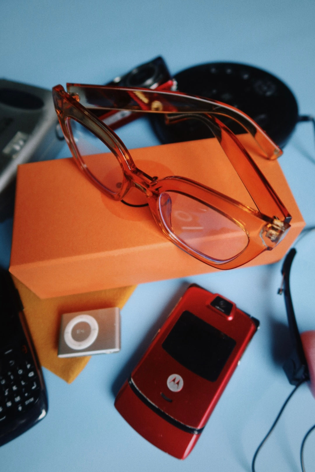 Ivy Glasses in Orange