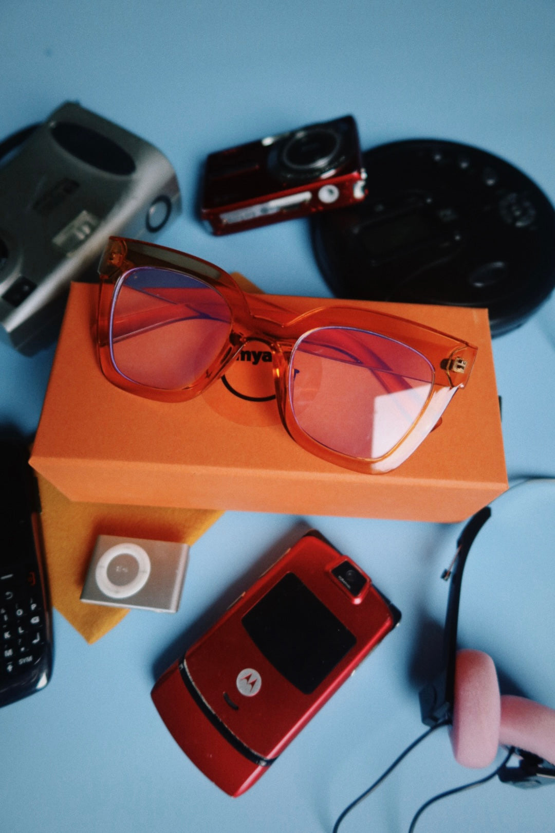 Ivy Glasses in Orange
