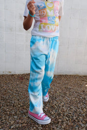 The Cloud Nine Satin Trousers - Kid Ave