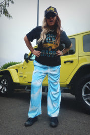 Cloud Nine Wide-Leg Satin Trouser