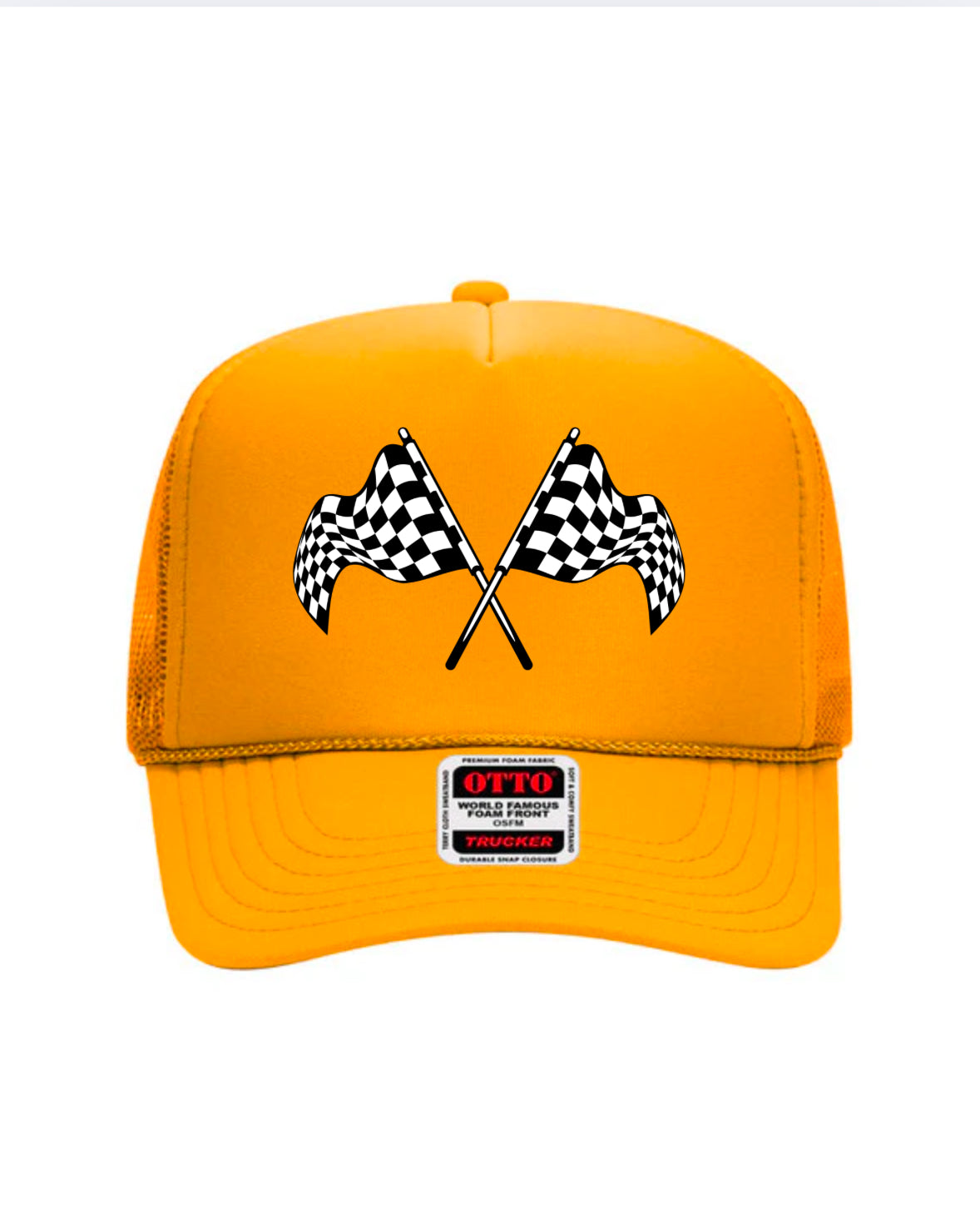Finish Line Trucker Hat (Gold)