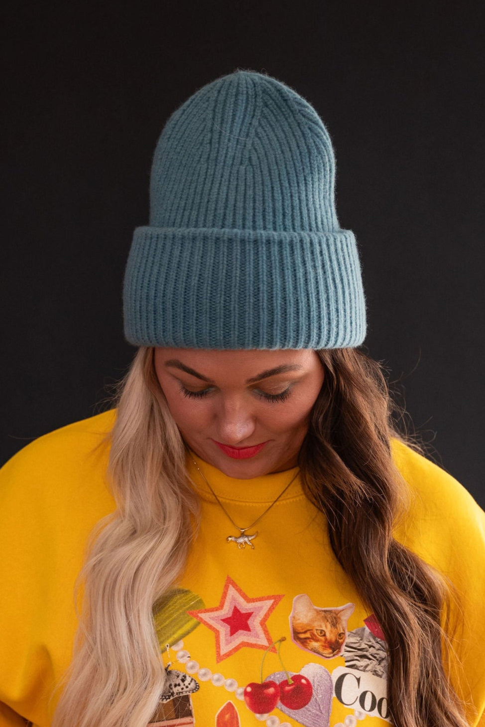 Blue Skye High Cuffed Beanie
