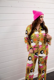 **PRE-ORDER: ships by 8/29** We Come in Peace Plissé Set **RESTOCKED**