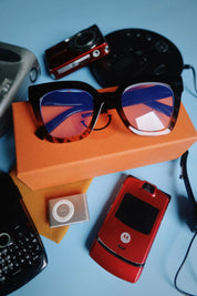 Ivy Glasses in Black Tortoise