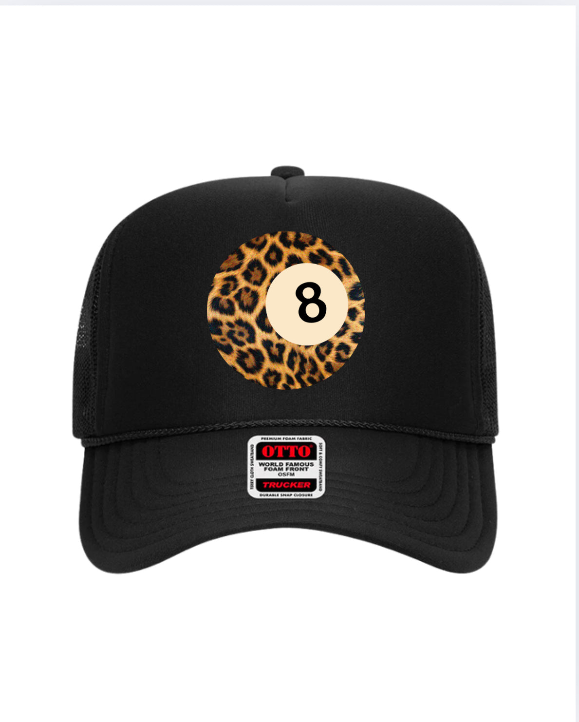 Fierce 8 Ball Trucker Hat (Black)
