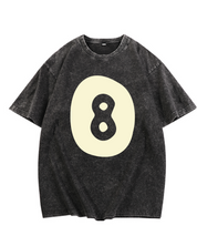 No Hard Feelings - Black Acid Wash Graphic Tee (Front + Back)