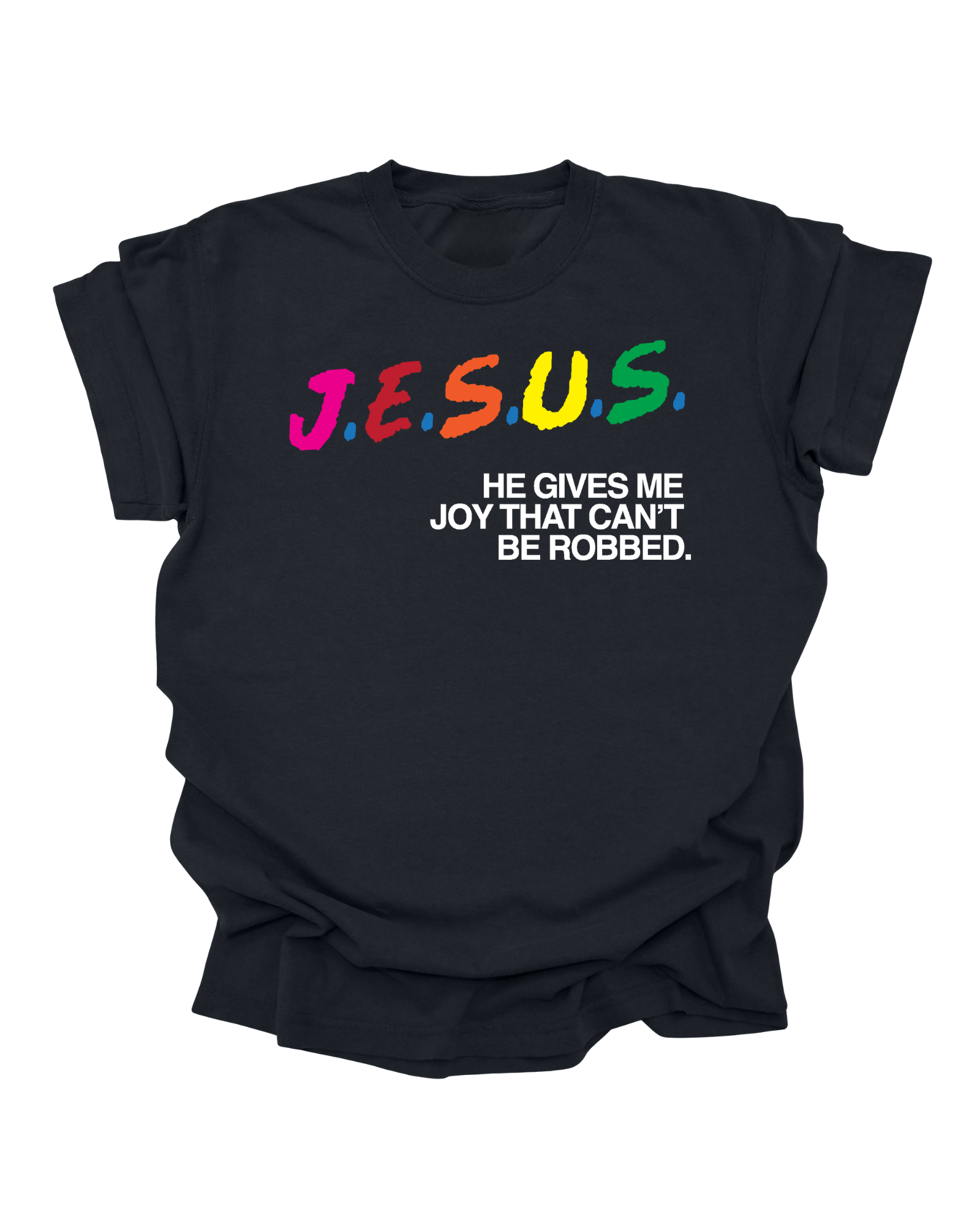 J.E.S.U.S. - Black Graphic Tee