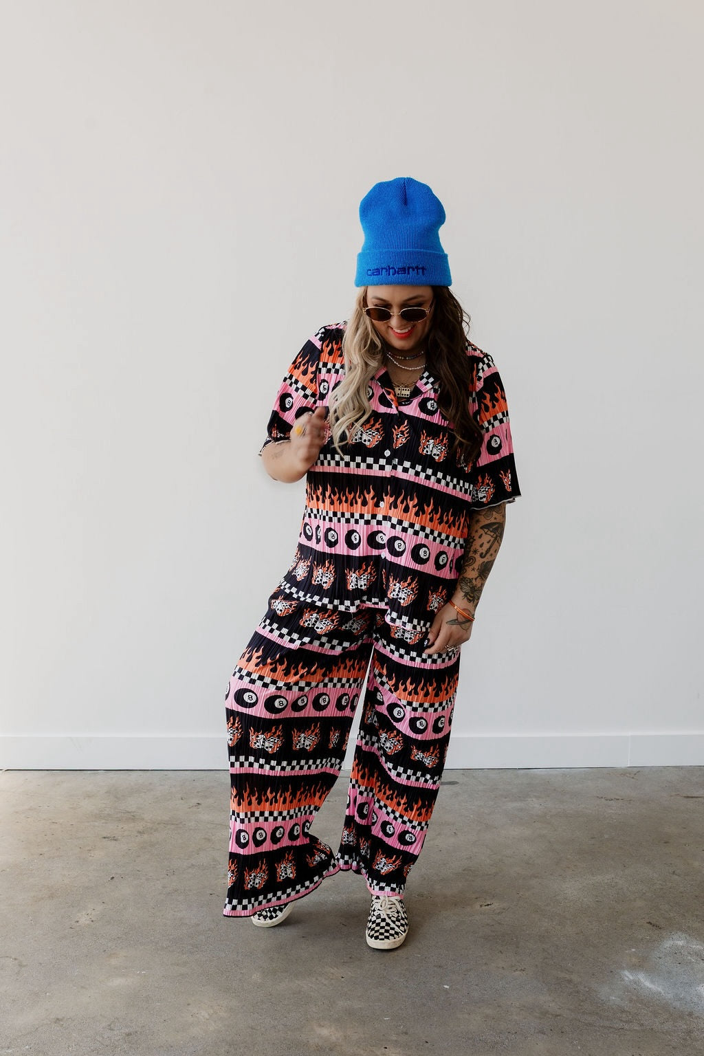 Sk8r Girl Short Sleeve Plissé Set **RESTOCKED**