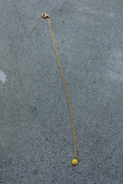 Yellow Saturn Necklace