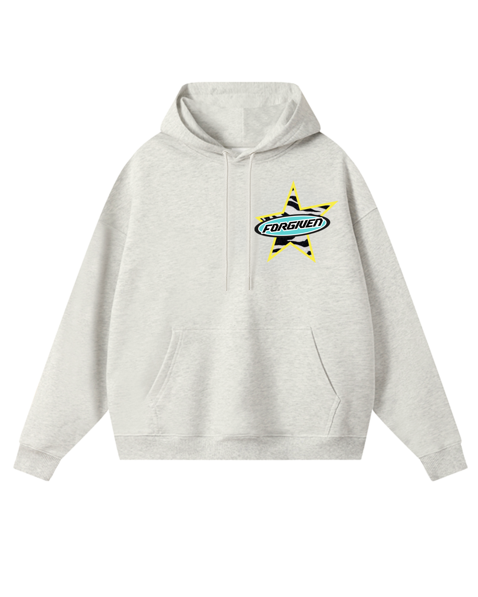 Forgiven - Ash Graphic Hoodie (Front + Back)