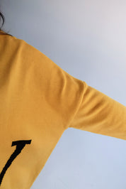Big Mood Yellow Oversized Boxy Sweater