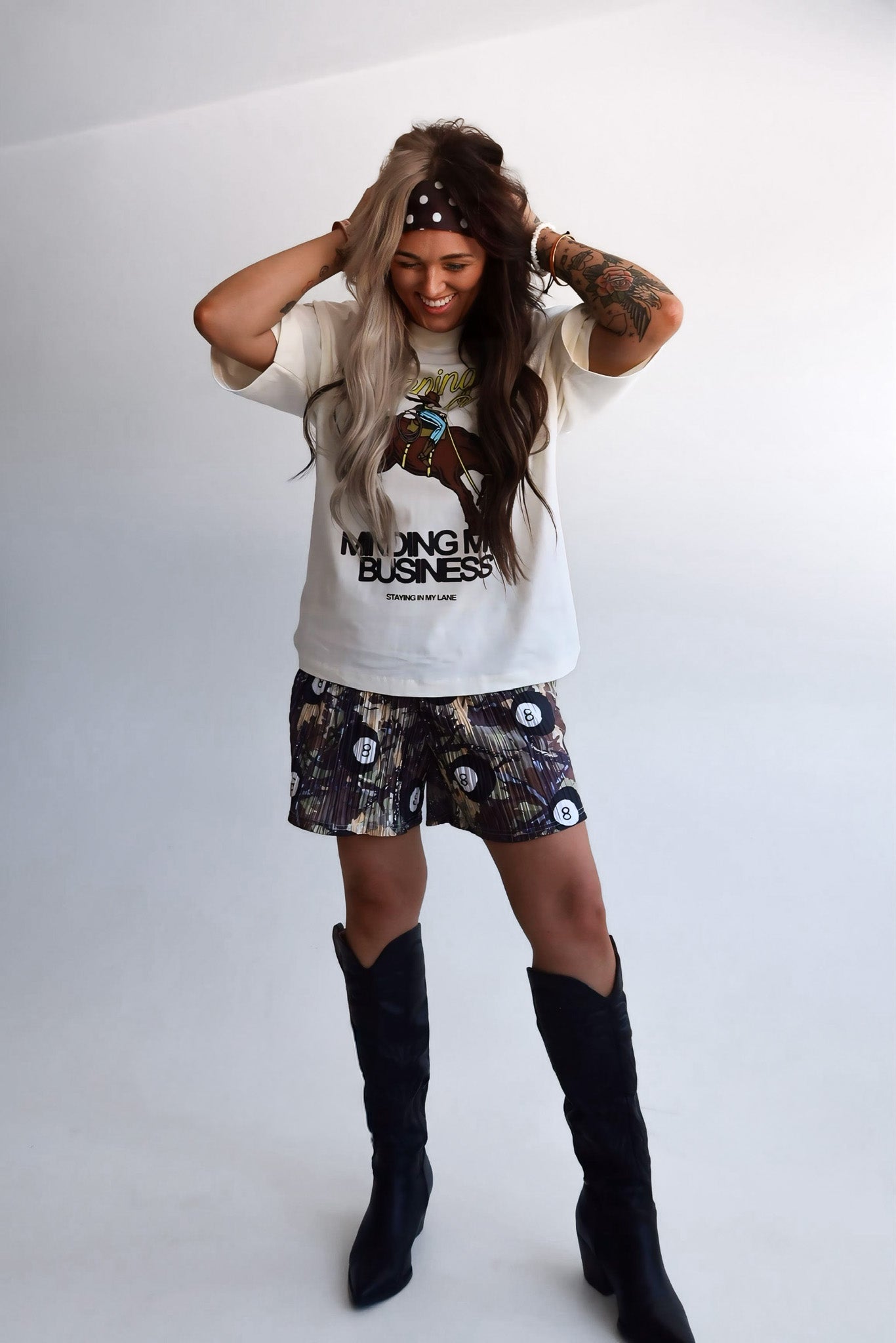 Lucky Shot Plissé Shorts