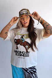 Limited Release! Running Wild Premium Off-White Graphic Tee
