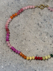 Rainbow Beaded Necklace