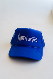 Mother Blue Embroidered Trucker Hat