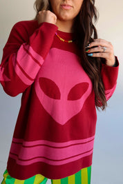 Cosmic Knit Jersey Sweater