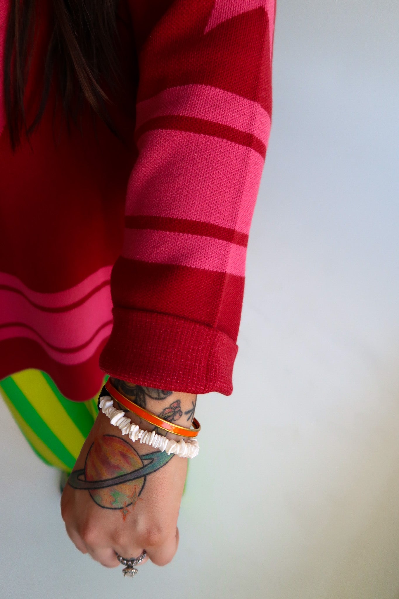 Cosmic Knit Jersey Sweater