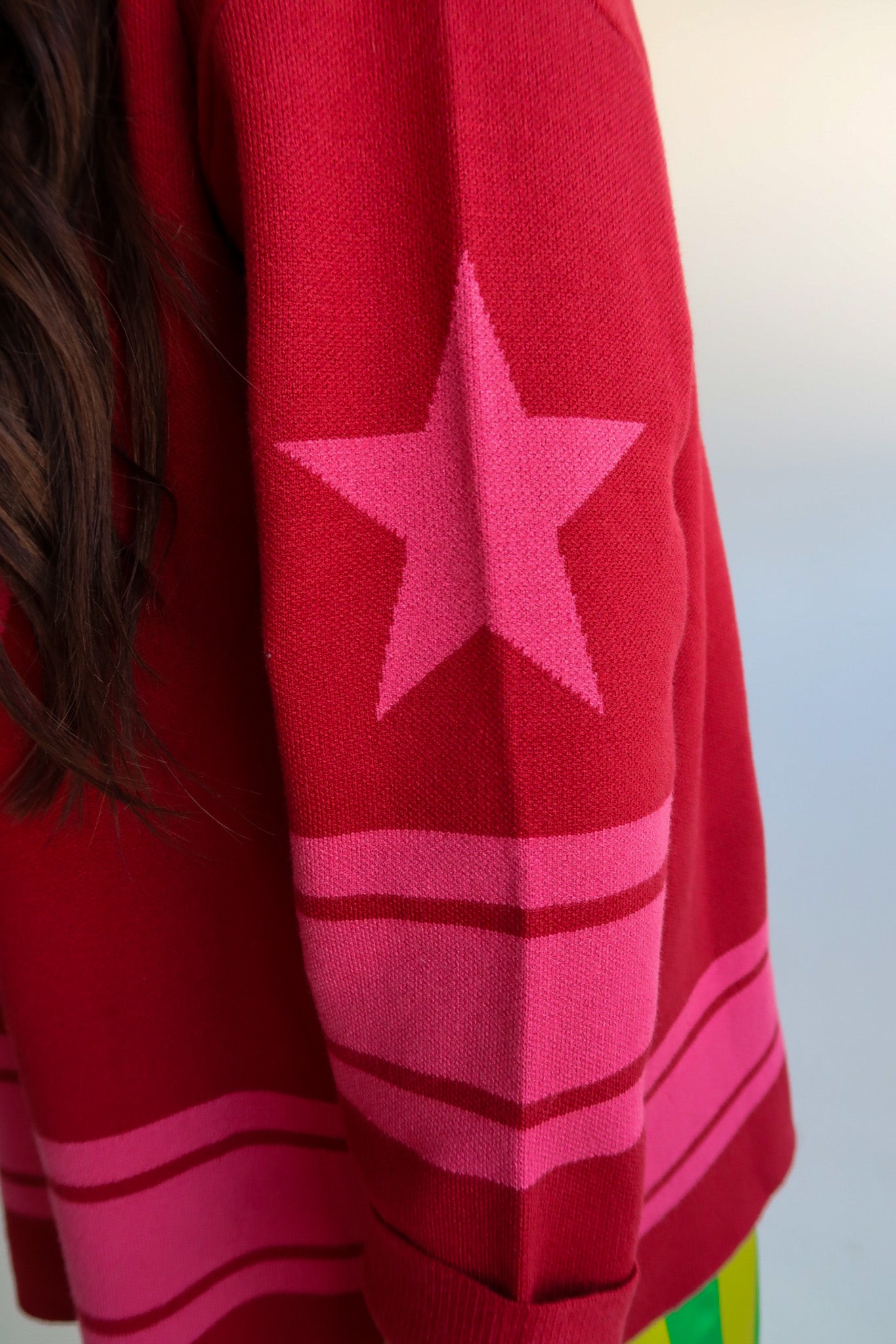 Cosmic Knit Jersey Sweater