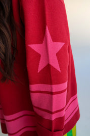 Cosmic Knit Jersey Sweater