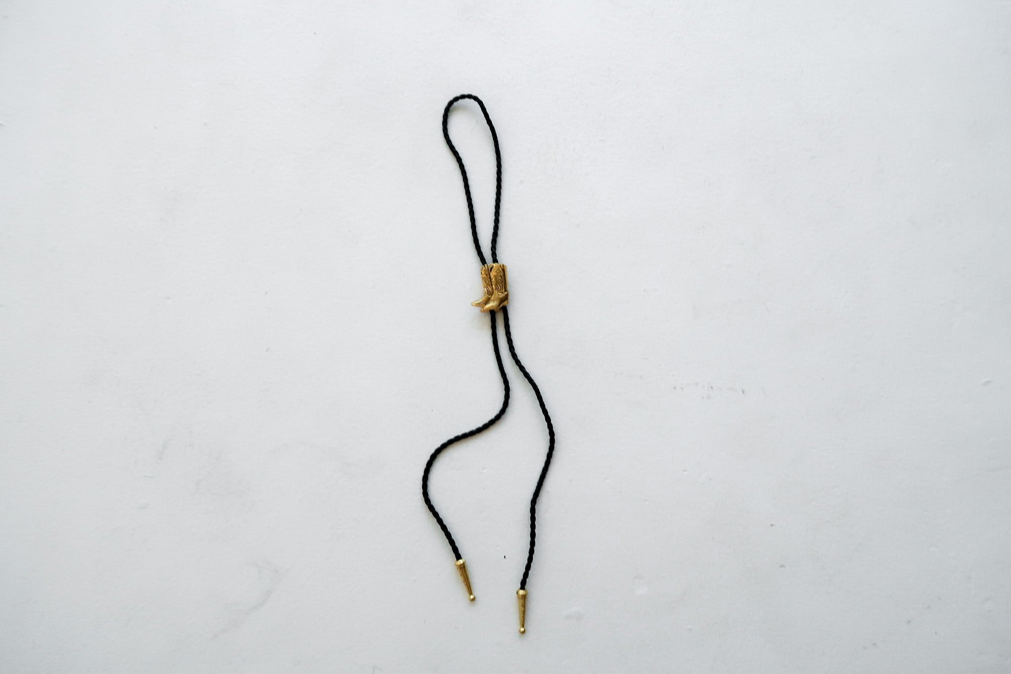 Cowboy Boot Bolo in Gold