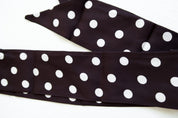 Black Polka Dot Twilly Scarf