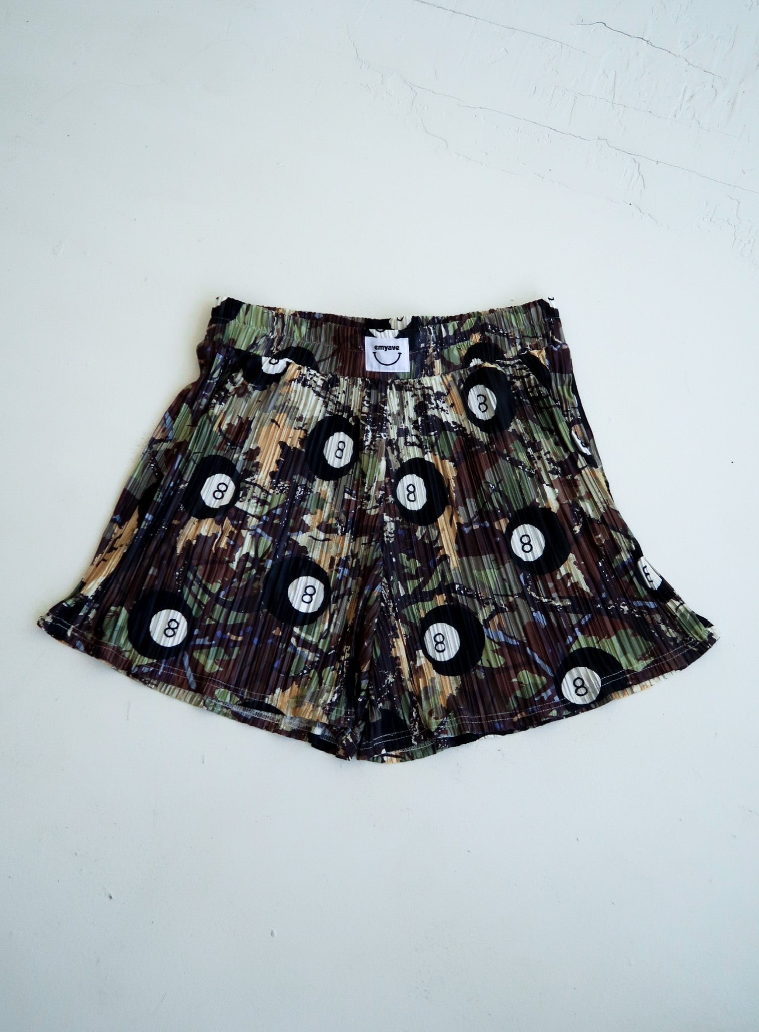 Lucky Shot Plissé Shorts