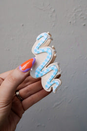 Apricot Wavy Cloud Claw Clip