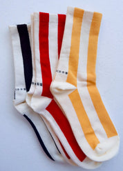 Color Block Striped Socks