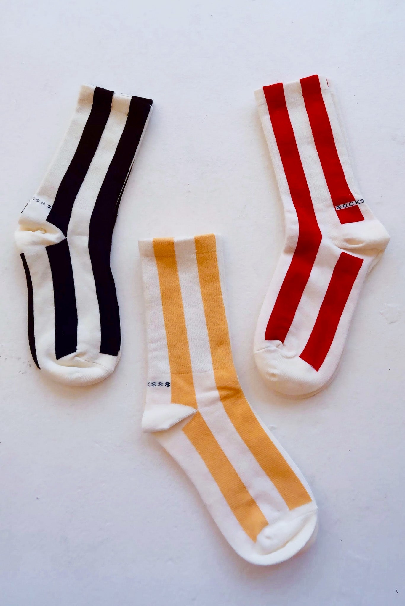 Color Block Striped Socks