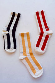 Color Block Striped Socks