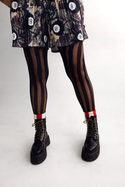 Stripe Nylon Tights
