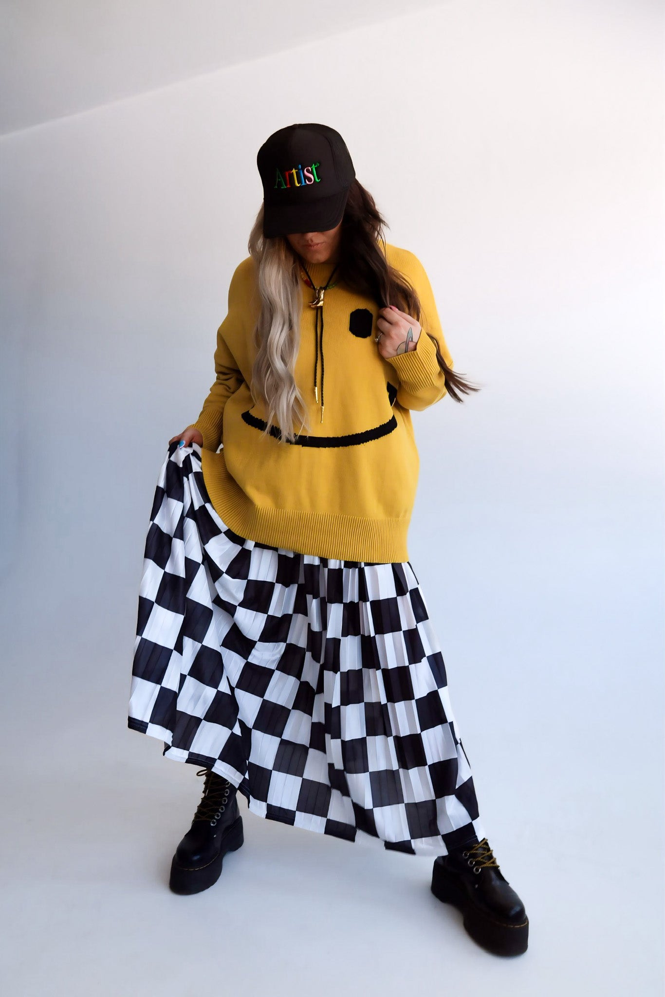 Big Mood Yellow Oversized Boxy Sweater
