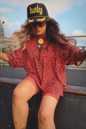 Paint the Town Red Biker Short Set  **RESTOCKED**