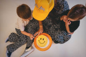 Main Character Smiley Satin Trousers - Kid Ave