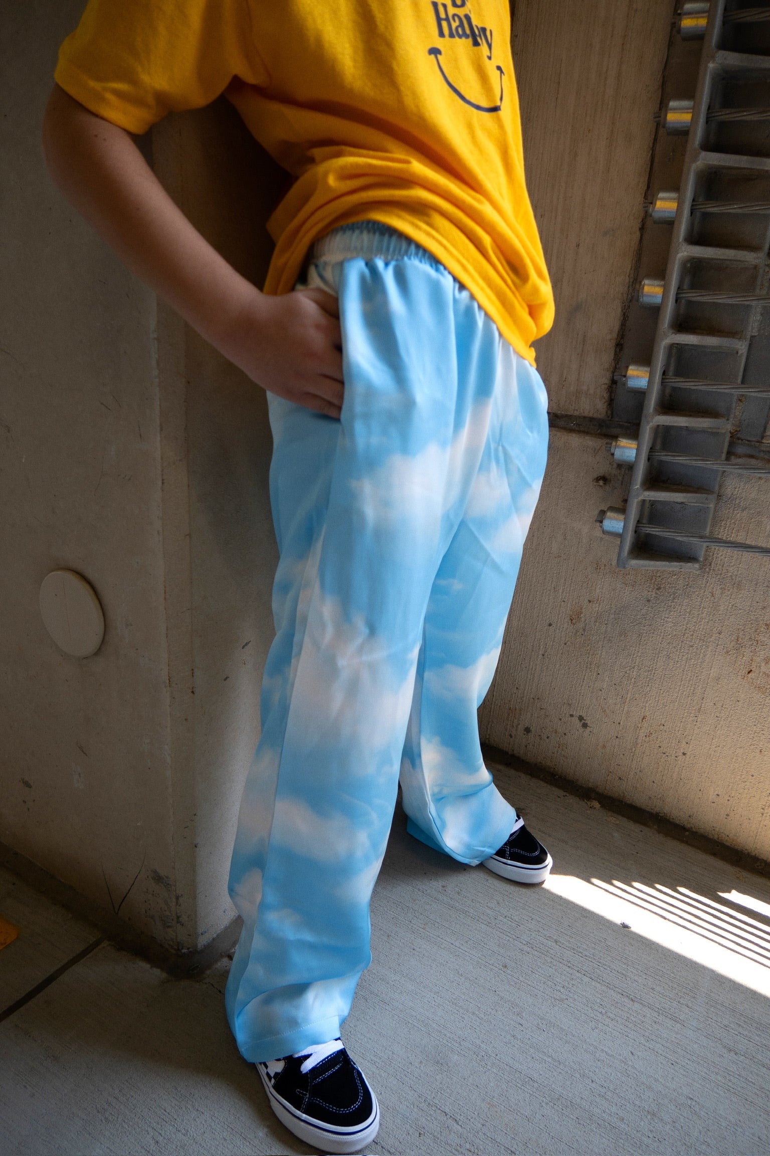 The Cloud Nine Satin Trousers - Kid Ave