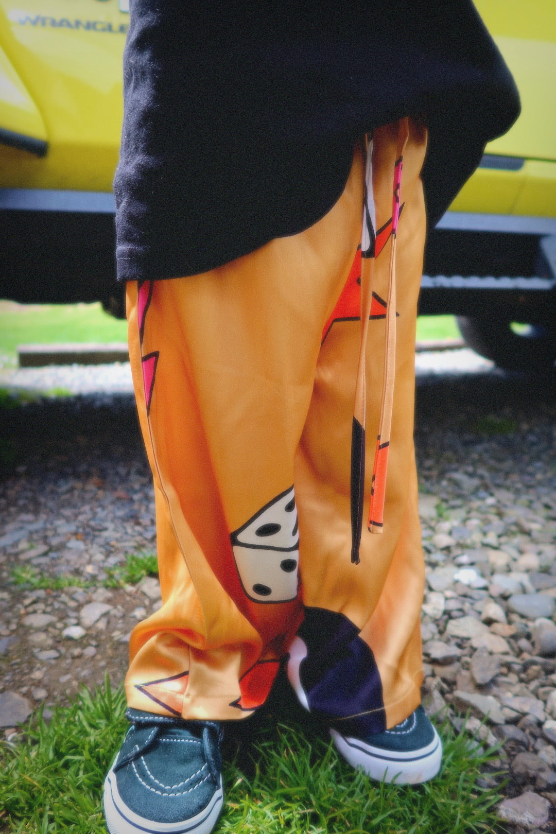 She's So Lucky Satin Trousers - Kid Ave **RESTOCKED**