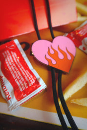 Up in Flames Bolo Tie