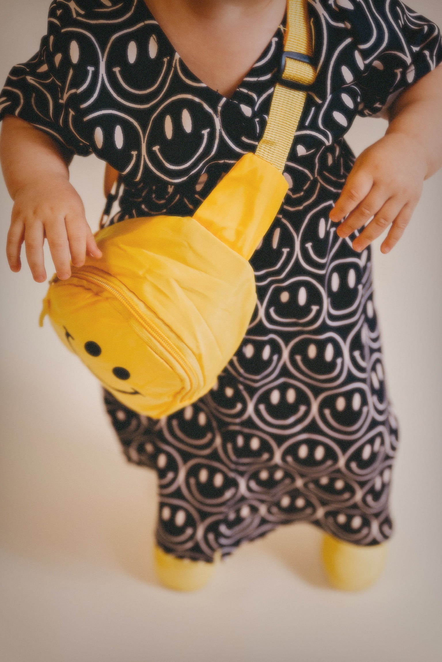 Main Character Smiley Satin Dress - Kid Ave