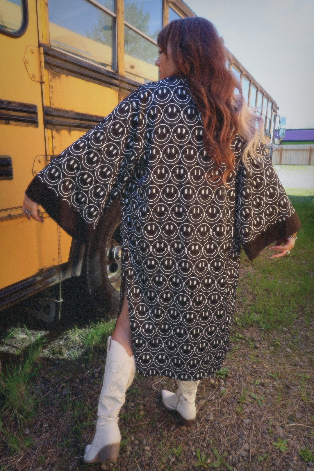 Main Character Smiley Kimono