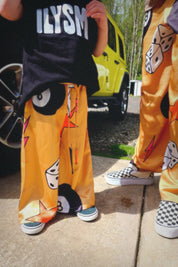 She's So Lucky Satin Trousers - Kid Ave **RESTOCKED**